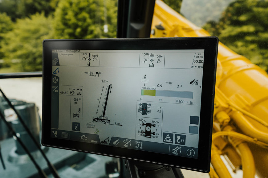 Next-generation LICCON3 control: RIGA MAINZ receives one of the very first LTM 1110-5.2 cranes